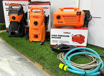 High Pressure Washer, Large, 160Bar, Flower Foam Gun/ Spray Gun, For Cleaning of Solar Panels, Cars, Bikes, Plants and Multi Uses