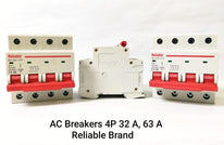 4P 32A, 63A AC, Reliable Breaker MCB, C type, 230/400V~ 50HZ/60HZ Miniature Circuit Breaker - Image 2