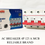 4P 125A AC, Reliable Breaker MCB, C type, 230/400V~ 50HZ/60HZ Miniature Circuit Breaker