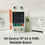 2P VA KWh 63A, VA KWh Control Device, Reliable Din rail, kwh energy merter, adjustable Over Under Voltage, current limit protection, Relay, VA KWh Protector 2P