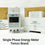 TOMZN 4 IN 1 Din Rail, 2P AC 110V 220V, 100A, Voltage Current KWH, Electric Energy Monitor Meter, VOLT AMP Voltmeter Ammeter Wattmeter