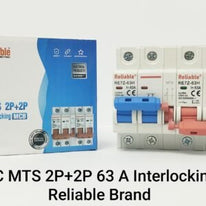 DC MTS 63A 2P+2P, Reliable, (DC MTS Dual Power Manual transfer switch DC Circuit breakers MCB for PV systems), DC Change Over 63A 2P+2P