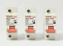 1P DC 125A MCB 500V, Direct Current Breaker Reliable Miniature Circuit Breaker For Solar PV System