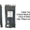 Nylon Cable Ties, High Quality, Zip Ties, Black, 4X200mm, 8 Inch, Reliable, 100Pc/Bag Eco-Friendly, UV Resistant Self-locking Cable Ties