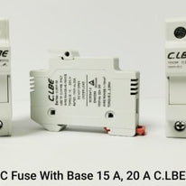 1000V 15A, 20A Dc fuse holder / Base, DC fuse 1000V 10*38mm, Direct Current Fuse base by CLBE-Reliable For Solar PV Systems