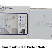 Smart Curtain Switch, Wireless Modern Remote Control, Work With Google Home, Tuya, Smart Life, Alexa, Wifi, Bluetooth, ZigBee, Tmall Genie, Xiaoai Classmate, iOS/Android 100-240VAC