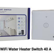 40A Wifi Smart Power Switch, Reliable Wall Control for Geysers, Motors & Heavy Home Appliances, Wireless Modern Remote Control, Work With Google Home, Tuya, Smart Life, Alexa, Wifi, Bluetooth, ZigBee, Tmall Genie, Xiaoai Classmate, iOS/Android 100-240VAC