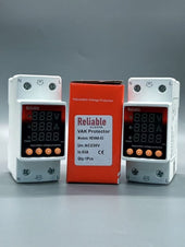 Wapda Unit Lock VA, 2P VA KWh 63A, VA KWh Control Device, Reliable Din rail, kwh energy merter, adjustable Over Under Voltage, current limit protection, Relay, VA KWh Protector 2P - Image 5