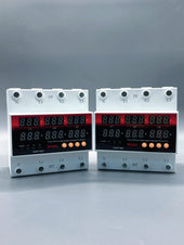 3 Phase 63A, VA Black Control Device, Reliable Din rail, adjustable Over Under Voltage, current limit protection, Relay, VA Protector 4P - Image 4