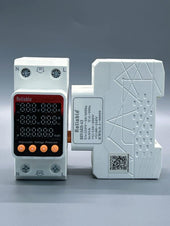2P VA KWh, Watts, HZ 63A, VA KWh Control Device, Reliable Din rail, kwh energy merter, adjustable Over Under Voltage, current limit protection, Relay, VA KWh Protector 2P - Image 4