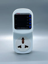 2P Protector Universal Plug Socket VA 16A, Voltage Current Protector Socket For AC 110V 220V Adjustable 16A NEW-1, VA Control Device, Reliable, adjustable Over Under Voltage, current limit protection, Relay - Image 3