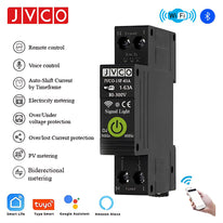 JVCO Smart WiFi Circuit Breaker 63A 13-in-1 Tuya Smart Switch Energy Monitoring Voltage Current Protection