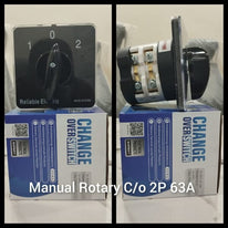 2P 63A AC Reliable, Rotary Change Over Switch, Manual Change Over Switch, Motor Control Switch, 2 Positions Cam Switch, 2P Isolating Switch, 2 pole universal Rotary switch