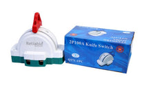100A 2P DC/AC Change Over, Knife Change Over Switch, Dual Power Manual Transfer Switch, Manual Disconnect Switch - Image 2