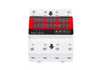 3 Phase 80A, VA Control Device, Reliable Din rail, adjustable Over Under Voltage, current limit protection, Relay, VA Protector 4P