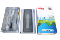 18 Ways IP65 Surface Mounted Box, PC Cover and ABS Distribution Box, Weatherproof Distribution Box For MCB Breakers, AC Distribution Box, DC Distribution Box, Indoor and Outdoor IP65 Box