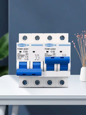 2P+2P MTS 63A TOMZN, Dual Power Manual Transfer switch, 2P 63A AC Change Over Breaker Type, Isolating Switch