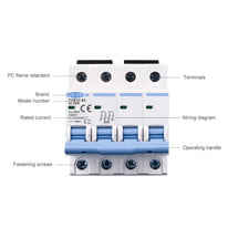4P DC MCB 1000V, 16A, 20A, 32A, 63A, Direct Current Breaker TOMZN Miniature Circuit Breaker For Solar PV System - Image 3