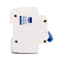 2P DC 125A MCB 1000V, Direct Current Breaker TOMZN Miniature Circuit Breaker For Solar PV System