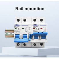 DC MTS 63A 2P+2P, TOMZN, (DC MTS Dual Power Manual transfer switch DC Circuit breakers MCB for PV systems), DC Change Over 63A 2P+2P - Image 3