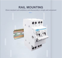 2P 63A TOMZN MTS Dual Power Manual Transfer switch, 2P 63A AC Change Over Breaker Type, Isolating Switch