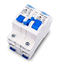 1P+1P MTS Interlocking 63A TOMZN, Dual Power Manual Transfer switch, 1P+1P 63A AC Change Over Breaker Type, Isolating Switch