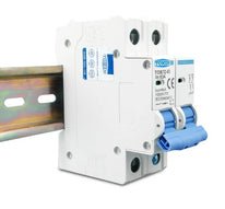 2P DC MCB 1000V, 16A, 20A, 25A 32A, 63A, Direct Current Breaker TOMZN Miniature Circuit Breaker For Solar PV System