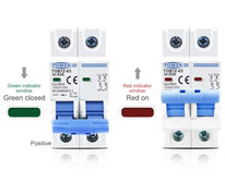 2P DC MCB 1000V, 16A, 20A, 25A 32A, 63A, Direct Current Breaker TOMZN Miniature Circuit Breaker For Solar PV System - Image 2