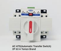 Tomzn Automatic Transfer Switch ATS 2P 63A Single Phase Dual Power Changeover 110V 220V