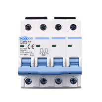 Tomzn DC MCB 4P 1000V 16A 20A 32A 63A Solar Circuit Breaker for PV Systems