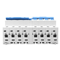 Tomzn DC Manual Transfer Switch 63A 4P+4P 1000V Dual Power Changeover Switch for Solar PV Systems