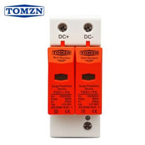 Tomzn DC Surge Protection Device SPD 500V 600V 800V 1000V 20kA 40kA Solar PV Lightning Arrester