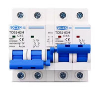 Tomzn Manual Transfer Switch 63A 2P+2P AC Changeover Switch Dual Power Isolator 230/400V