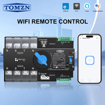 Tomzn Smart WiFi ATS 4P 125A Automatic Transfer Switch Ewelink 3 Phase Dual Power Changeover 230400V