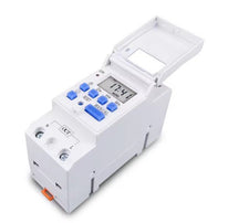 2 Wire Weekly 7 Days Programmable Digital TIME SWITCH, Tomzn, Relay Timer Control AC 220V 230V, 30A Din Rail, 2P