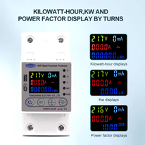 Tomzn Smart WiFi Circuit Breaker 63A Tuya Smart Meter 10-in-1 Protection Voltage Current Leakage Monitoring